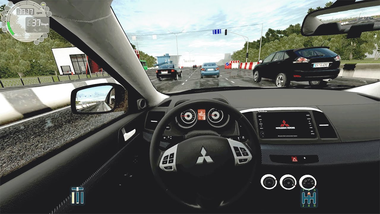 2008 Mitsubishi Lancer X - City Car Driving
