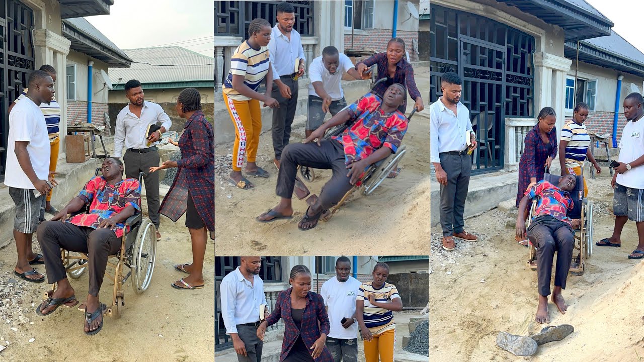 Paralyze W!cked juju man want Joy to beg pastor to deliver him to walk as his shrine stroke him down