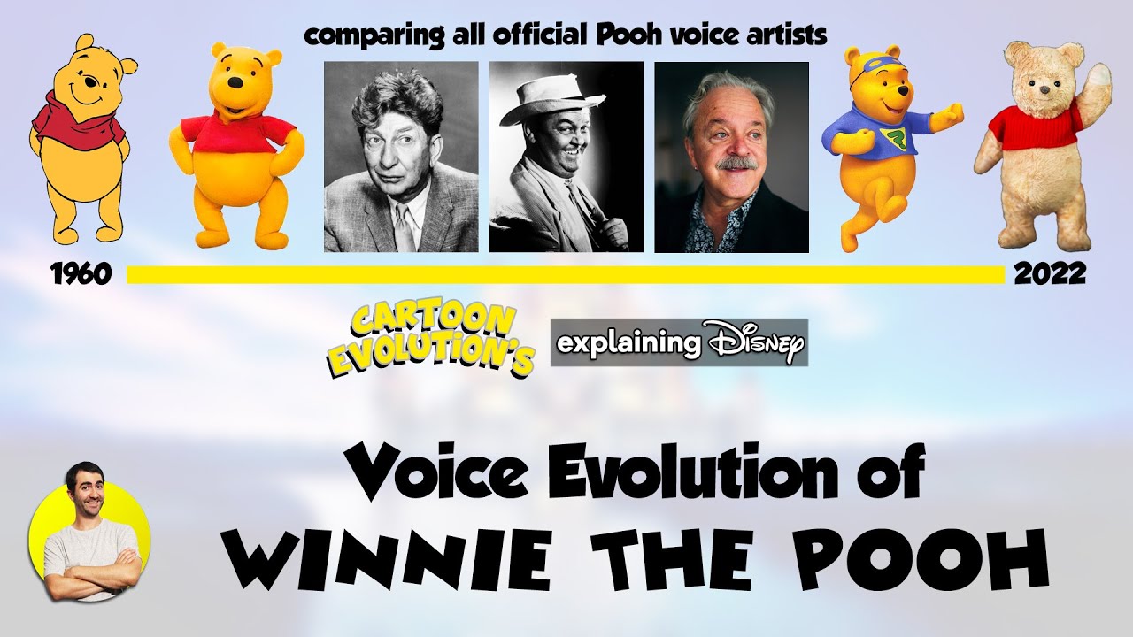 Voice Evolution of WINNIE THE POOH - 62 Years Compared & Explained | CARTOON EVOLUTION