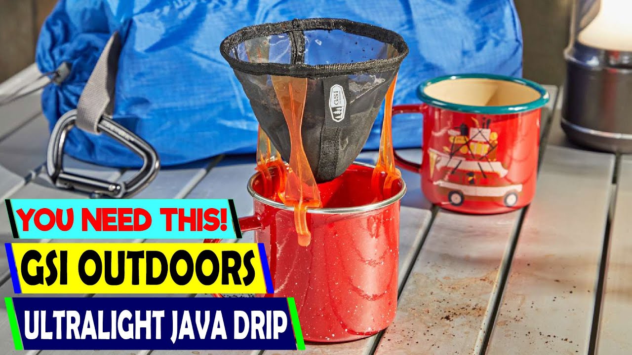 Лучший ультралегкий кофе для кемпинга? Обзор кофеварки GSI Outdoors Ultralight Java Drip.