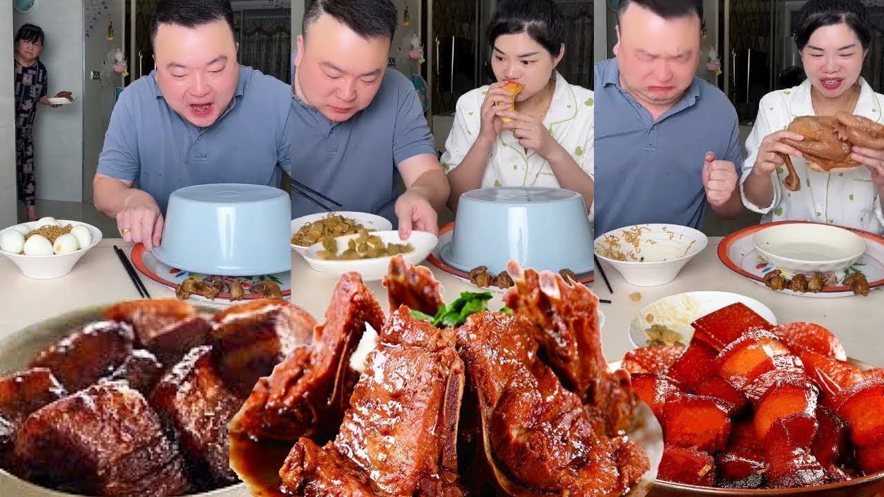 小气老公想让我吃骨头，其实我藏有烧鸡，他气坏了