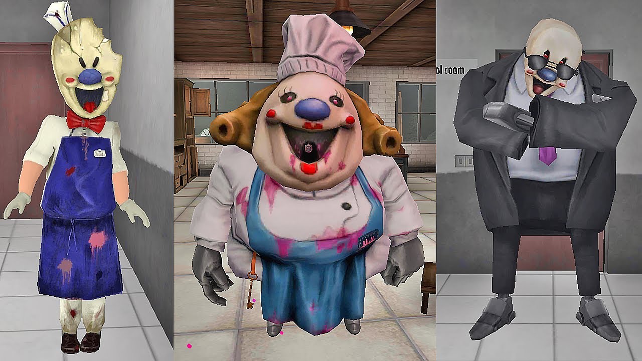 *NEW* Funny moments in Ice Scream 6 | Funny Moments experiments With Rod |FIGCH Funny|