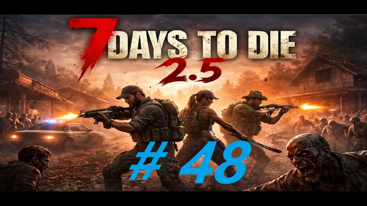 7 Days to die 2.5 - Self Collection Mods & WLG Map -  Wady Live games Ep 48