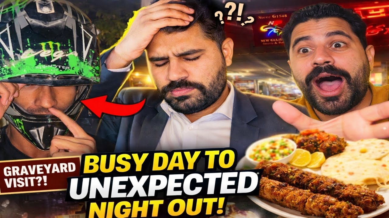 آفس کے بعد قبرستان اور پھر جو ہوا وہ ولاگ میں دیکھو! 😅🔥