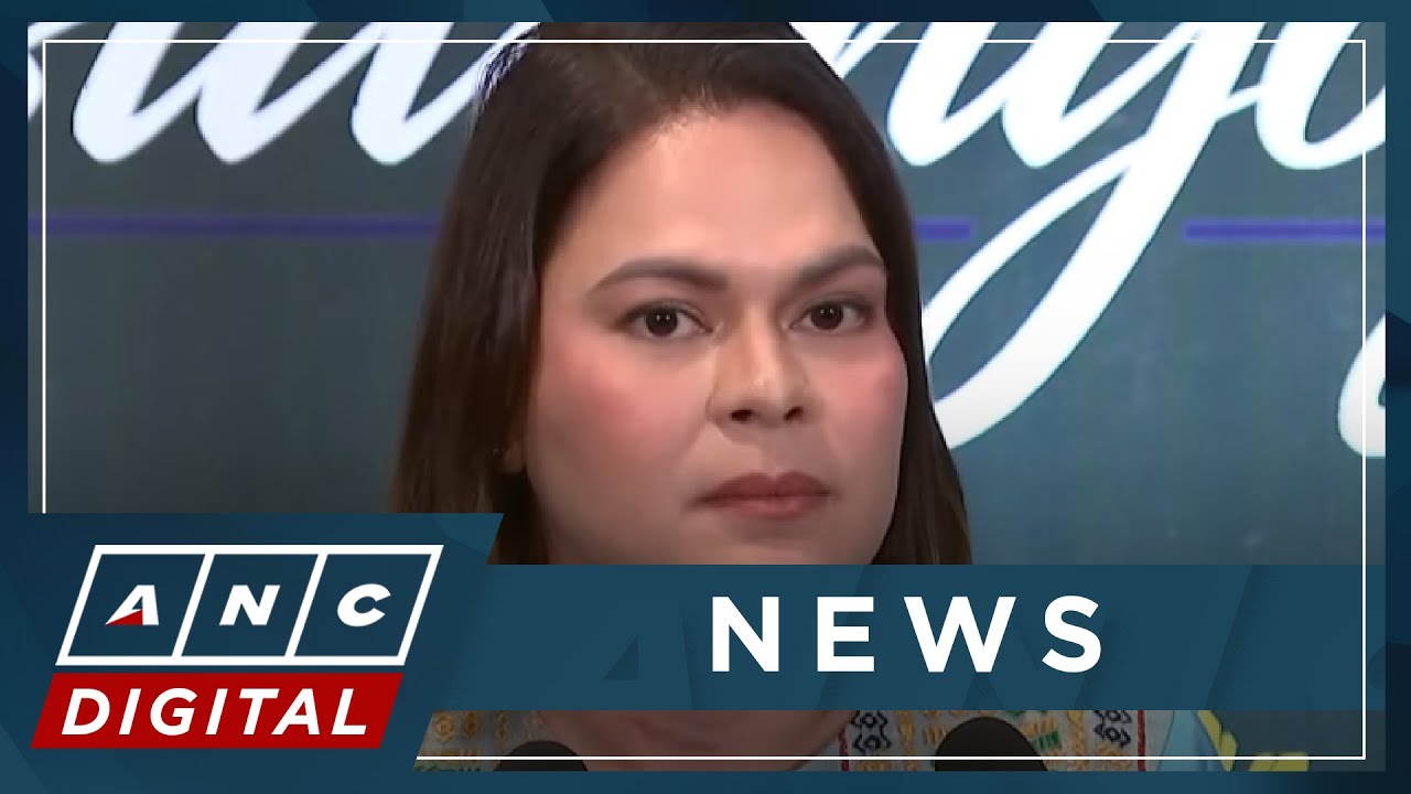 'Napahiya na siya': VP Sara says no plans to sue anti-Duterte PR firm | ANC