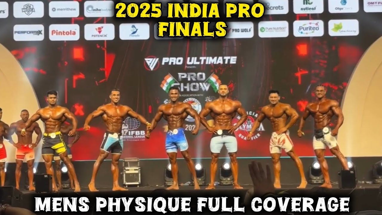 Полная трансляция финала мужского турнира INDIA PRO SHOW 2025 по физическому развитию