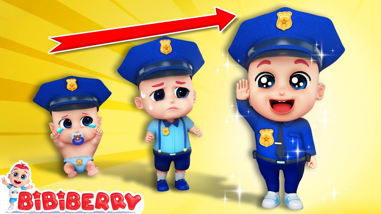 When I Growing Up Song - Good vs Bad Police | Educational Cartoons | Kids Cartoon | Bibiberry