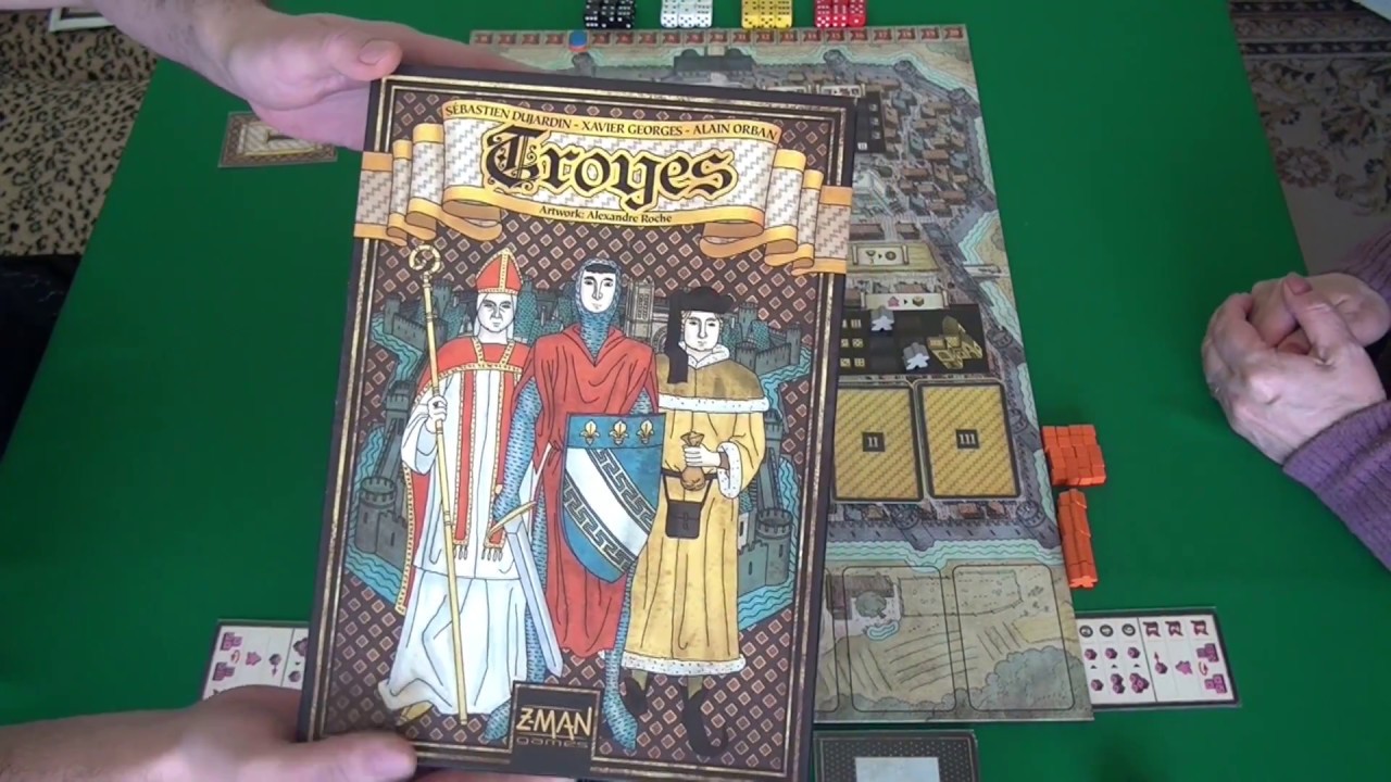 Troyes 1/2 часть - играем в настольную игру.