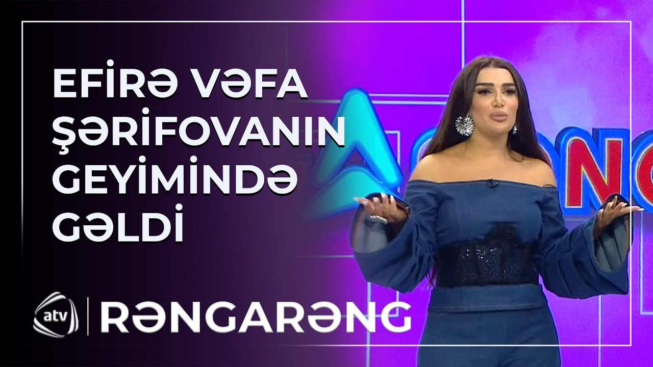 Gənc m&uuml;ğənni efirə VƏFA ŞƏRİFOVANIN GEYİMİNDƏ GƏLDİ / Rəngarəng