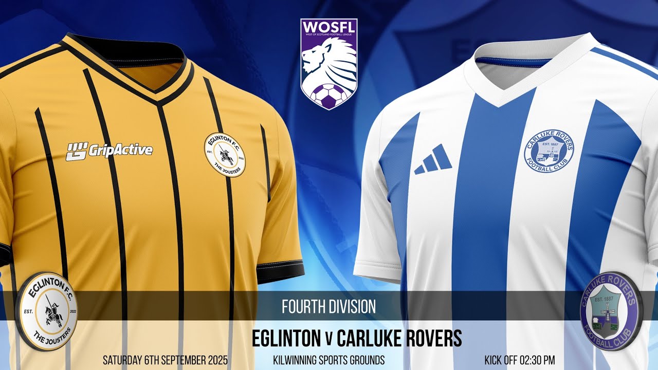 Eglinton v Carluke Rovers - WOSFL Fourth Division - 6th September 2025
