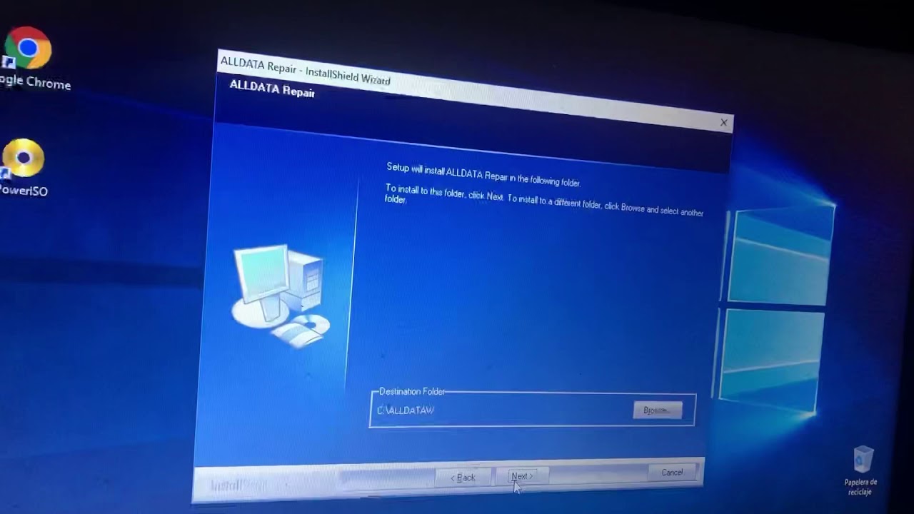 Alldata instalación