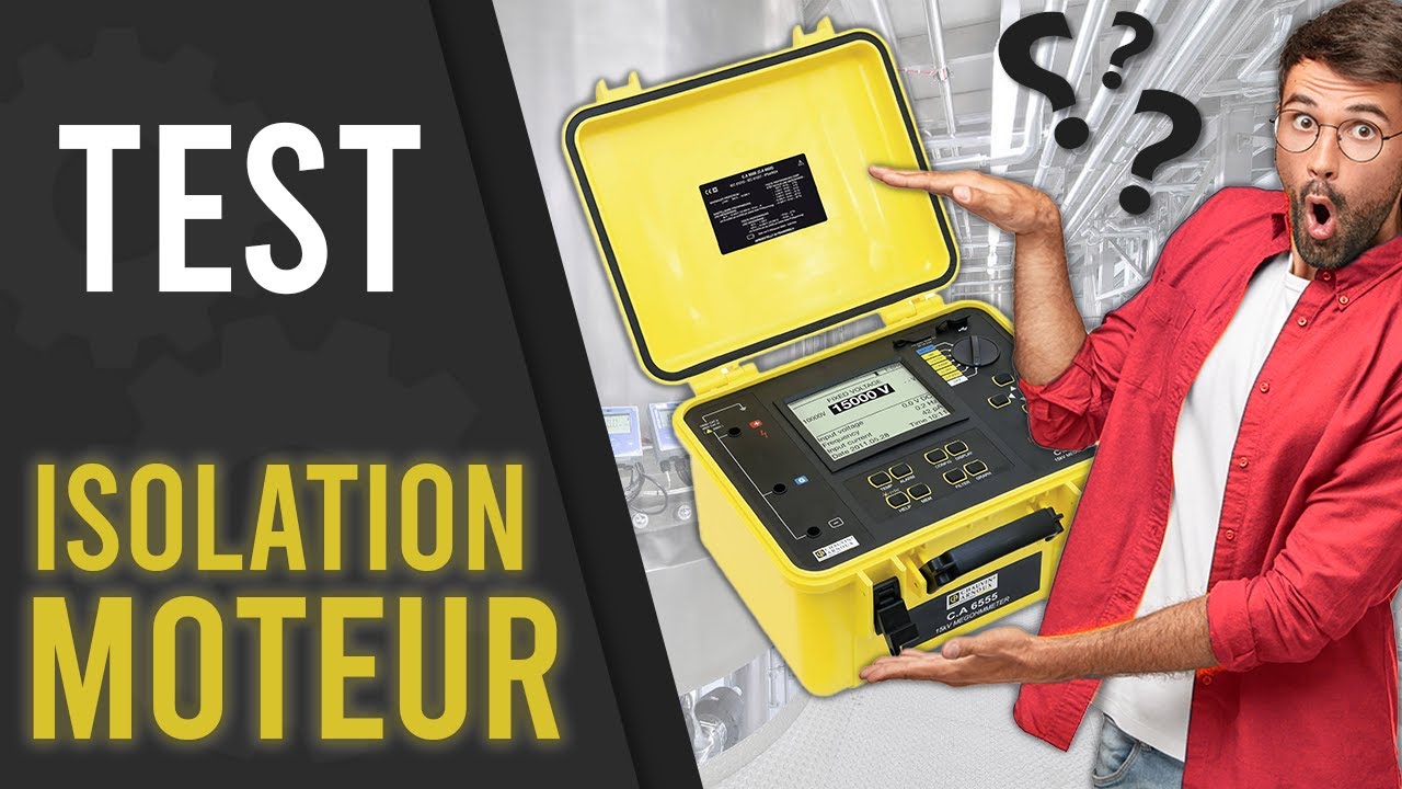 ⚡Comment Réaliser un Test d'Isolement avec un Mégohmmètre pour Contrôler un Moteur Électrique ⚡