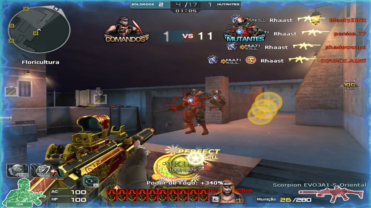 Scorpion EVO3A1-S-Oriental - Modo Heroi x : Crossfire BR