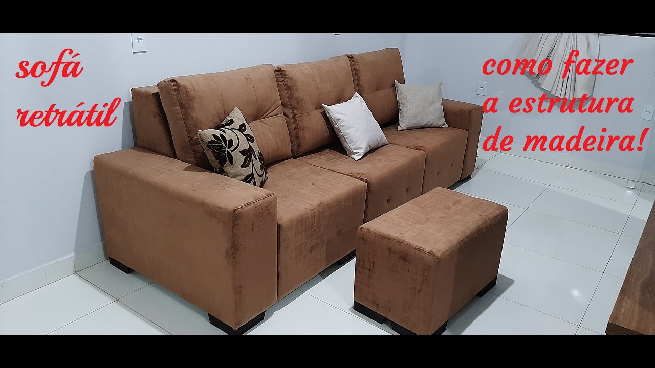 Sofá retrátil! parte 1 (fabricando a estrutura de madeira)#DIY #sofaretratil