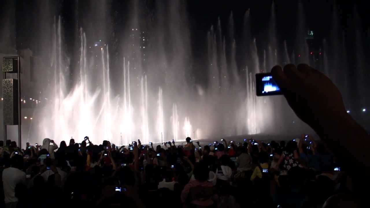نافورة برج خليفة اليوم الوطني الـ40 Fountain Burj khalifah National Day