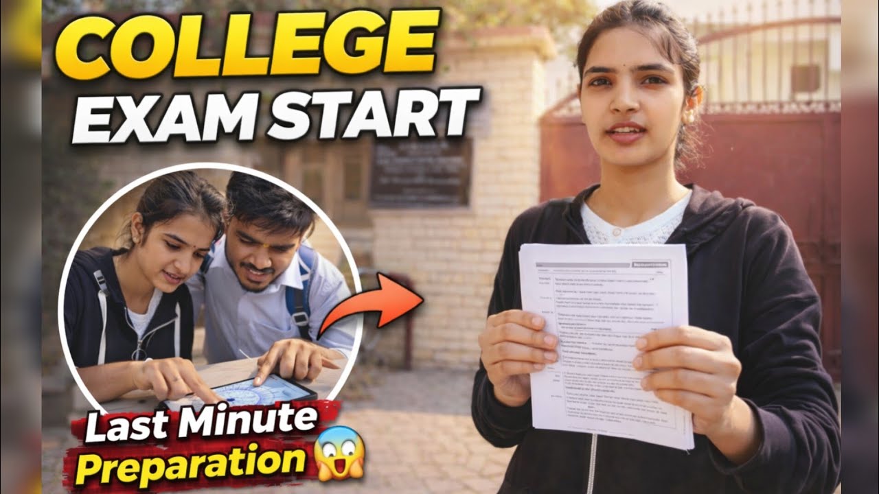 Friends+fun+college 😀 | last min prepration 😱 #fireflynitika 
