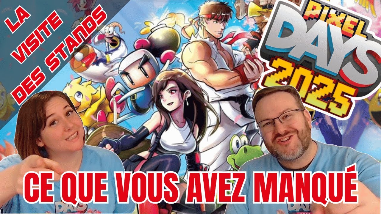 PIXEL DAYS 2025 100% visite de stand de jeux vidéo 😍🤑😎