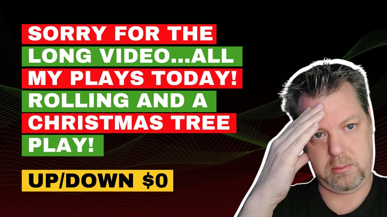 Rolling put credit spreads and opening up a Christmas tree butterfly live! 🎄