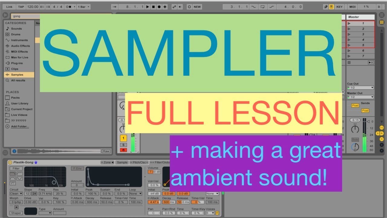 Ableton Live | Sampler (Full Lesson)