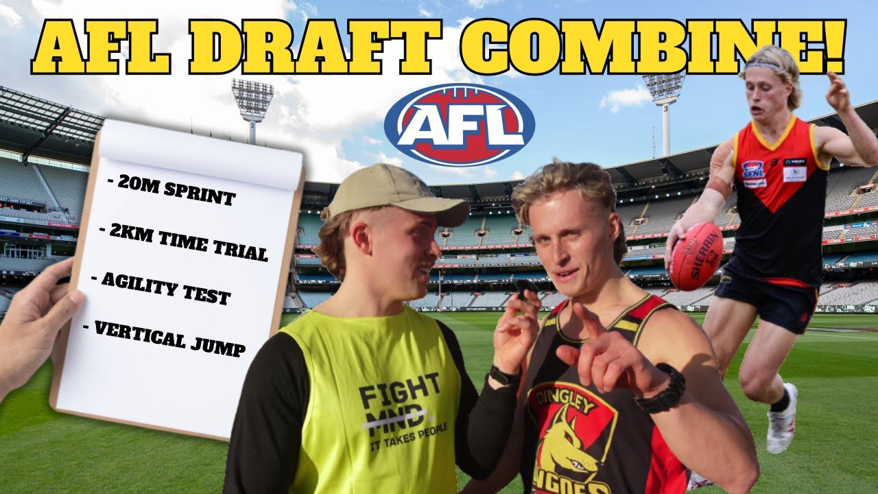 AFL Draft Combine | LAMBROS attempt without practice