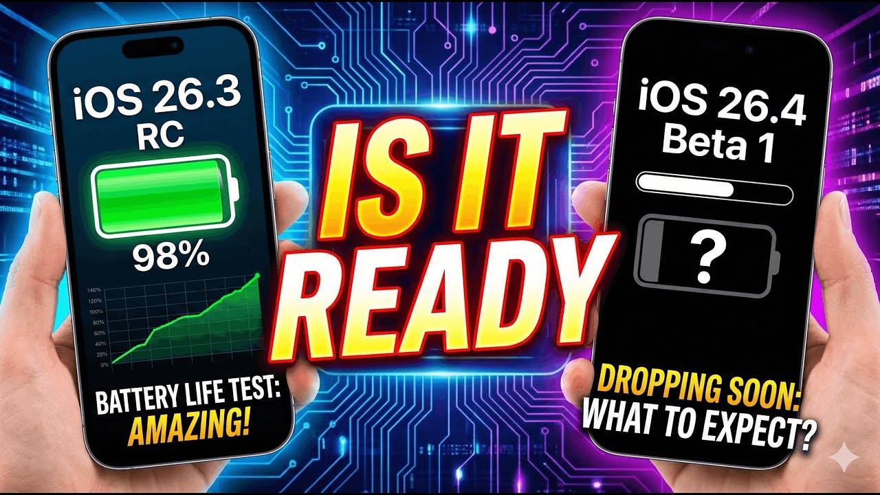 iOS 26.3 RC Battery Review — And iOS 26.4 Is Coming Soon!