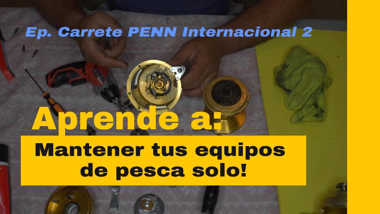Desmontaje y montaje carrete Penn Internacional 2