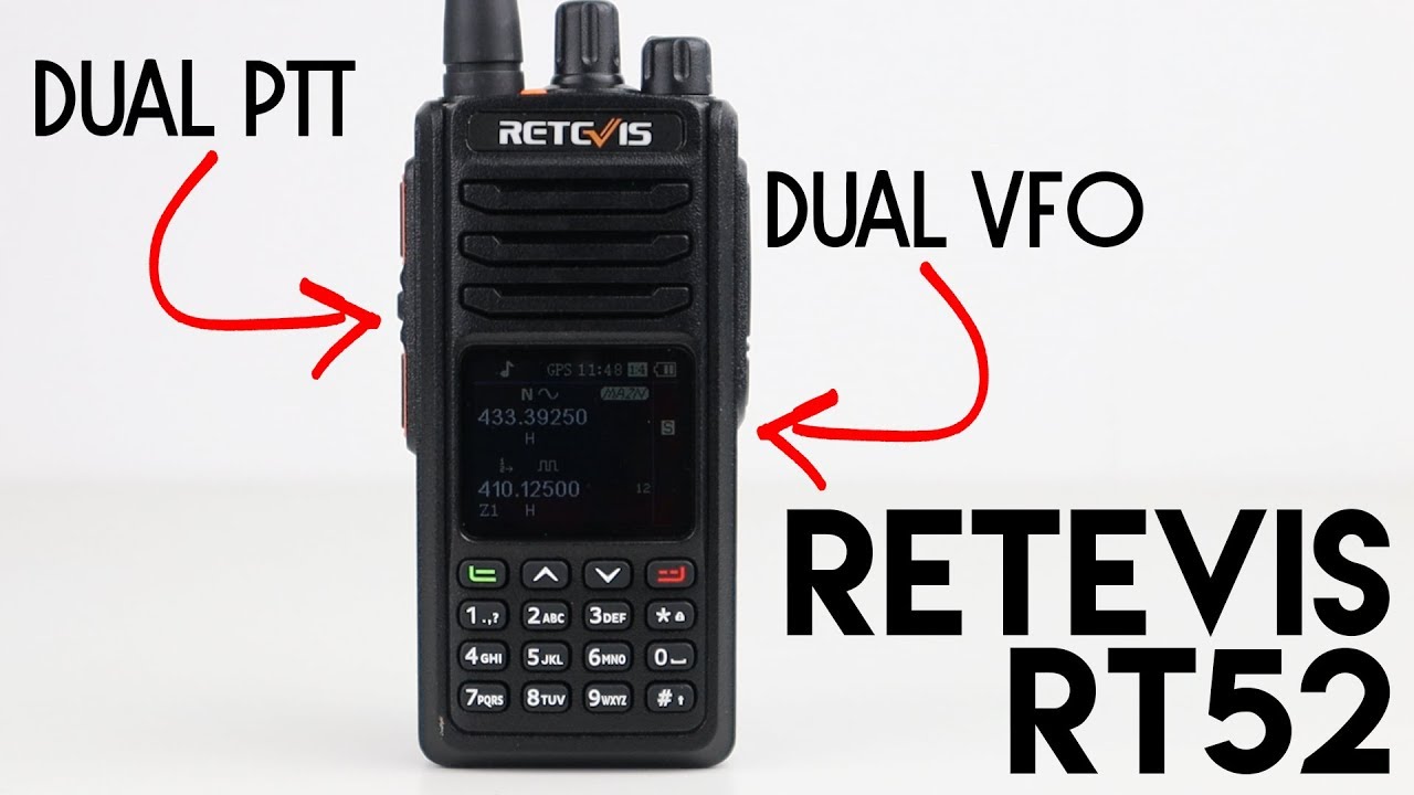 Retevis RT52 Dual Band, Dual Mode, Dual PTT Radio Test!