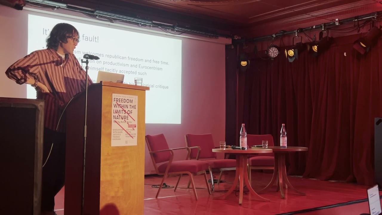 Freedom within the Limits of Nature: K. Saito in conversation w/ R. Jaeggi & T. Khurana