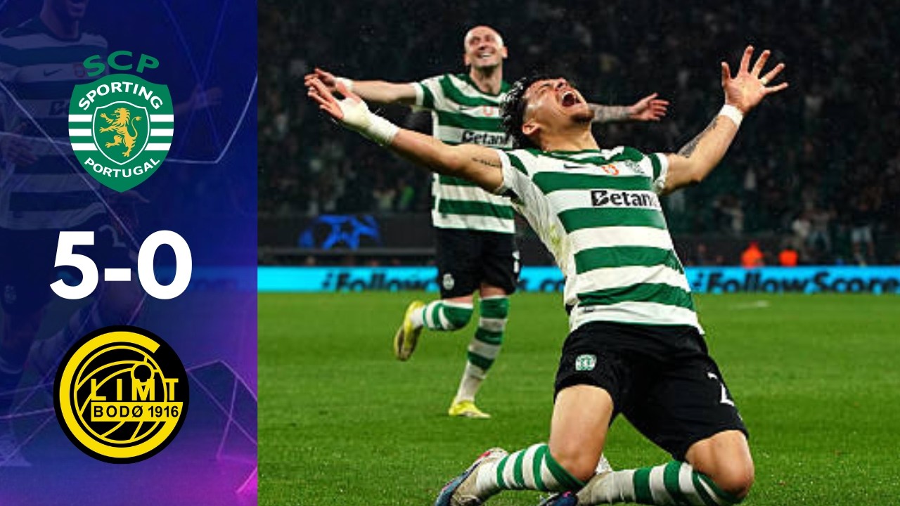 Sporting CP 5-0 Bodø/Glimt | SENSATIONAL PERFORMANCE! ⚽️ UEL Matchday Highlights