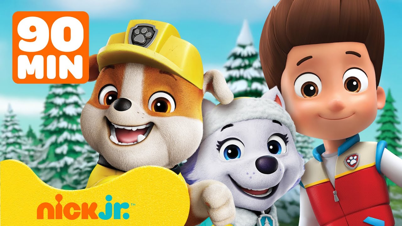 PAW Patrol | Rubble & PAW Patrols BESTE Feiertagsrettungen! | 90 Minuten | Nick Jr. Deutschland