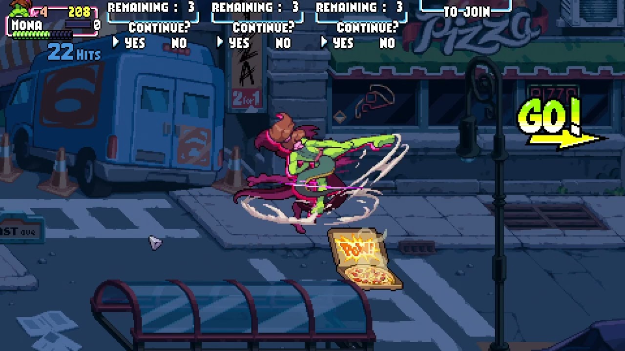 Shredder's Revenge Solo - Gnarly Arcade Run w/ Mods (4-Player Diffculty)