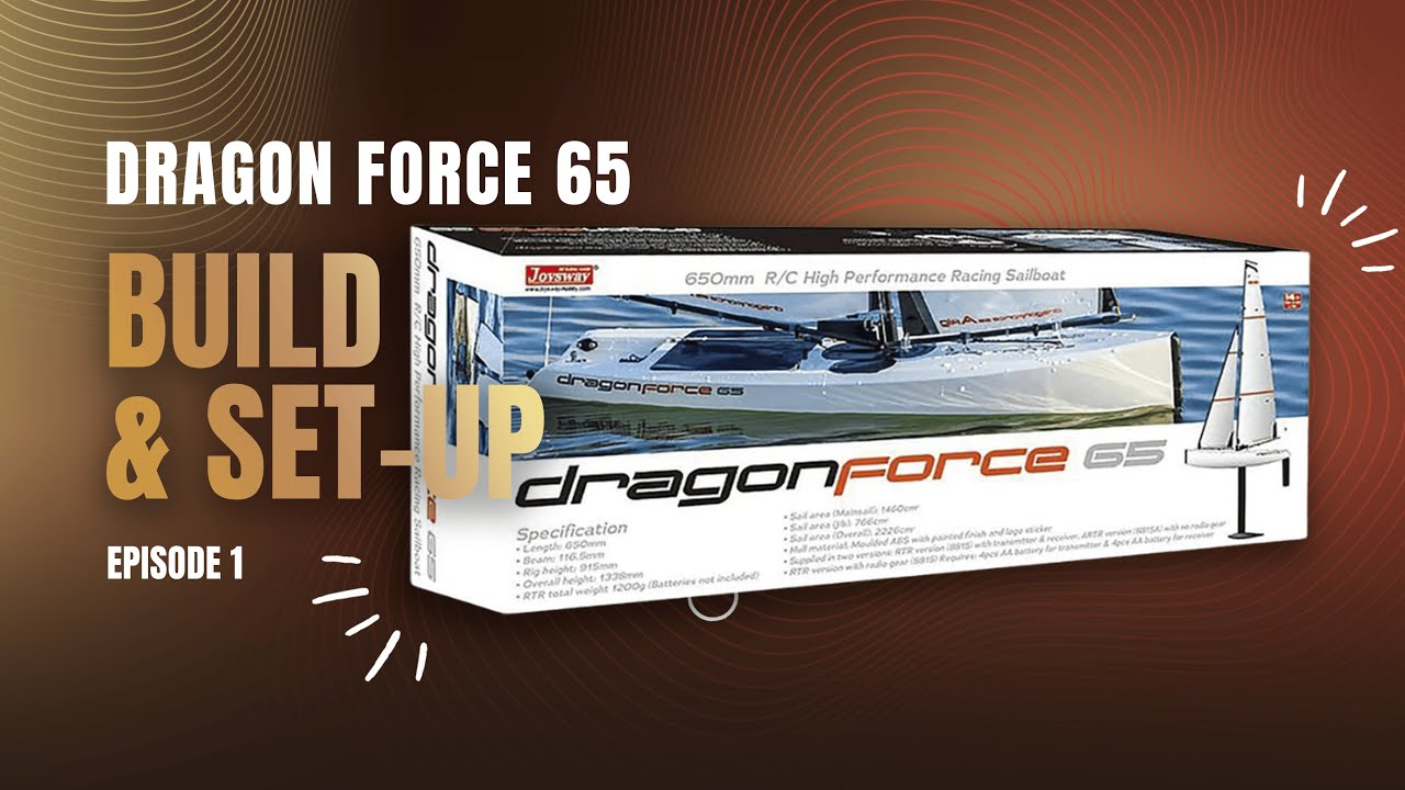 Joysway Dragon Force 65 V7 Radio Control Yacht Building & Setup | Part 1 | 