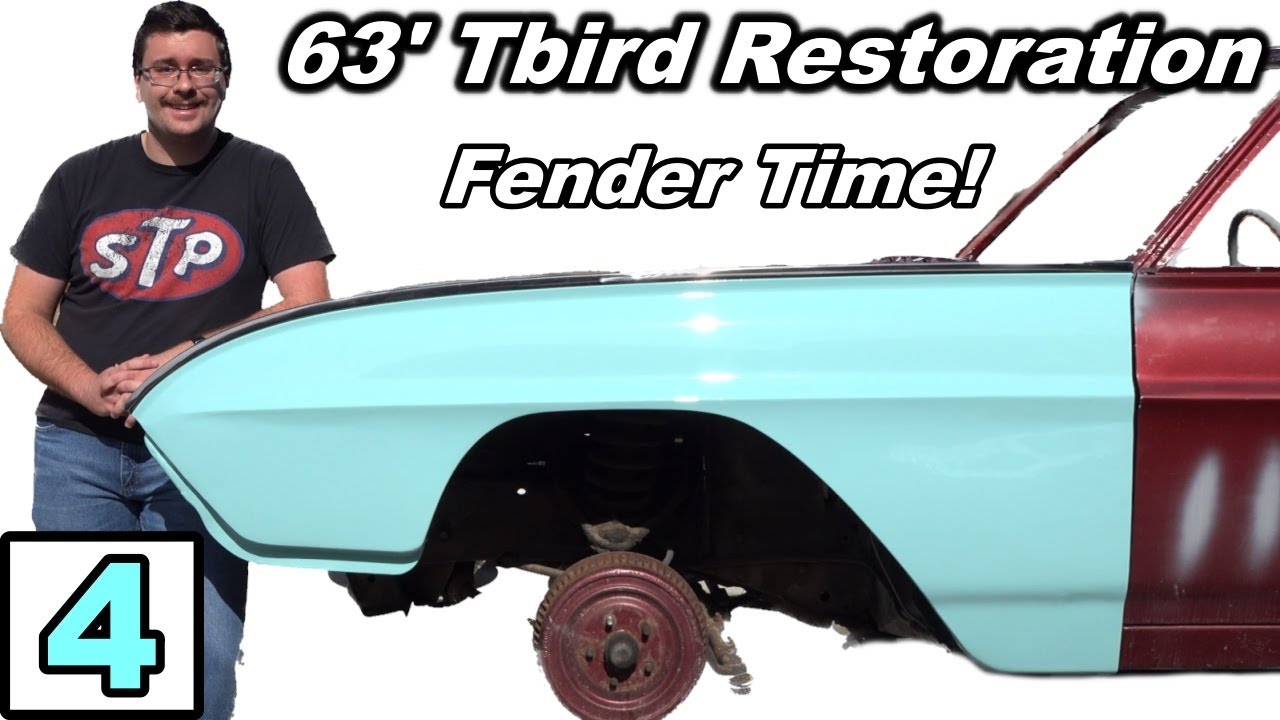 1963 Thunderbird Restoration Part 4 - Restoring the Fenders