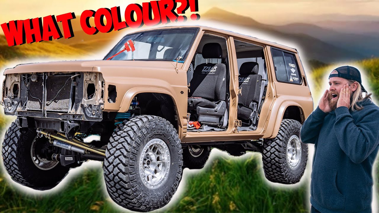 WHY did we do THIS?! Re sprayed my NISSAN GQ Patrol + dint & rust repair