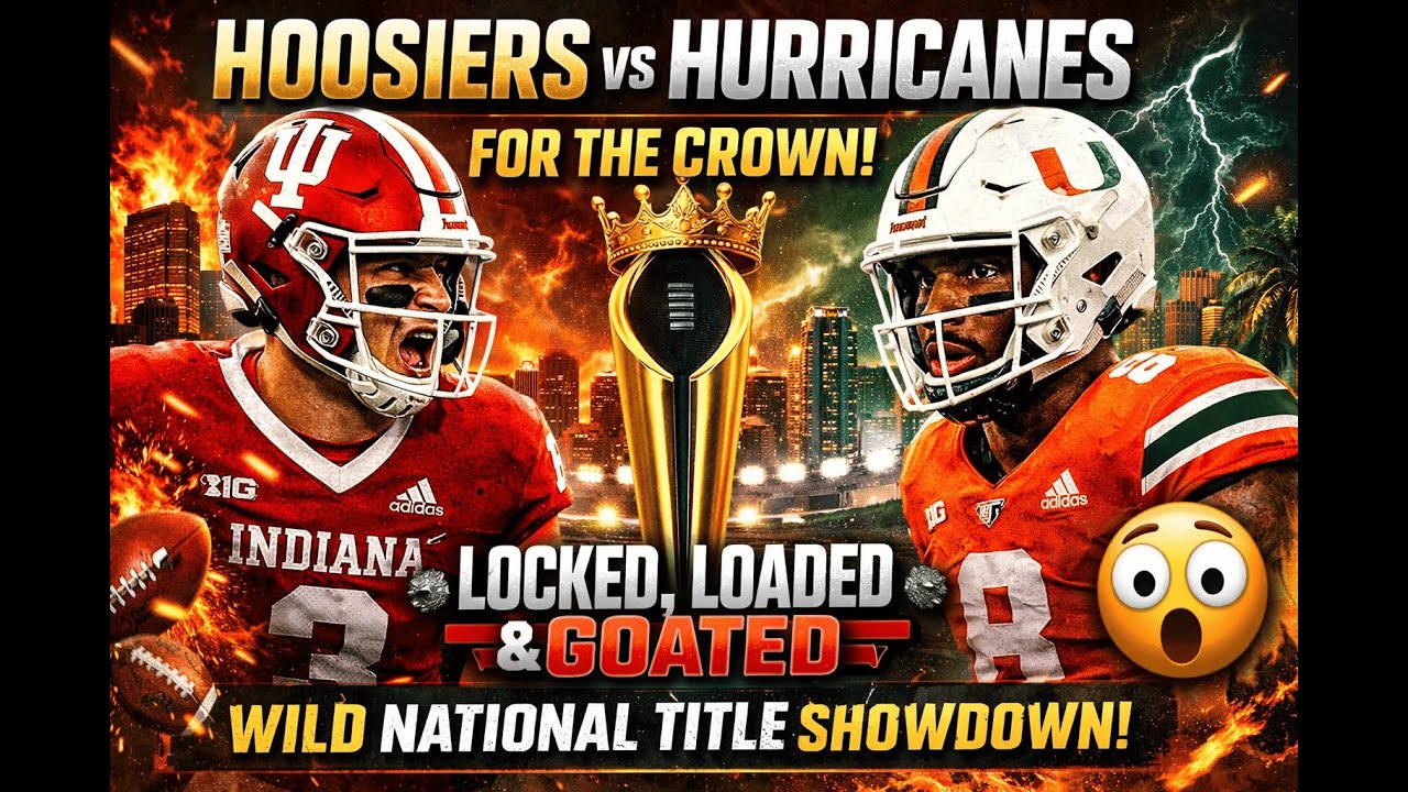 Hoosiers vs Hurricanes for the Crown 👑 | Locked, Loaded & Goated (Portrait)