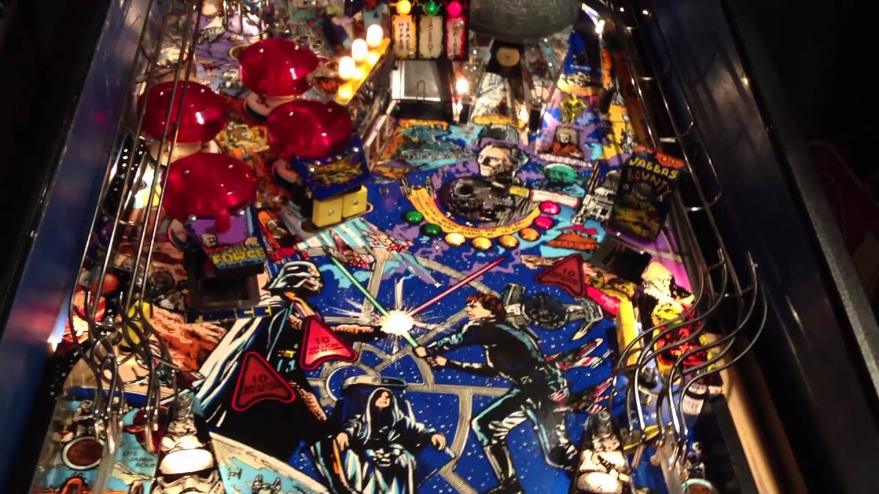 Data East STAR WARS pinball with added Timed Ball Save feature and much more!