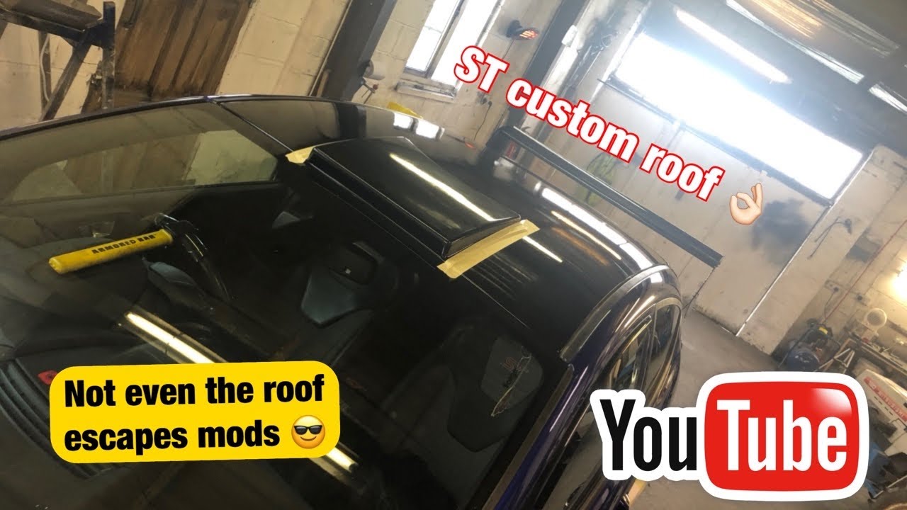 Fiesta ST180 custom smoothed coloured roof with rally scoop planned
