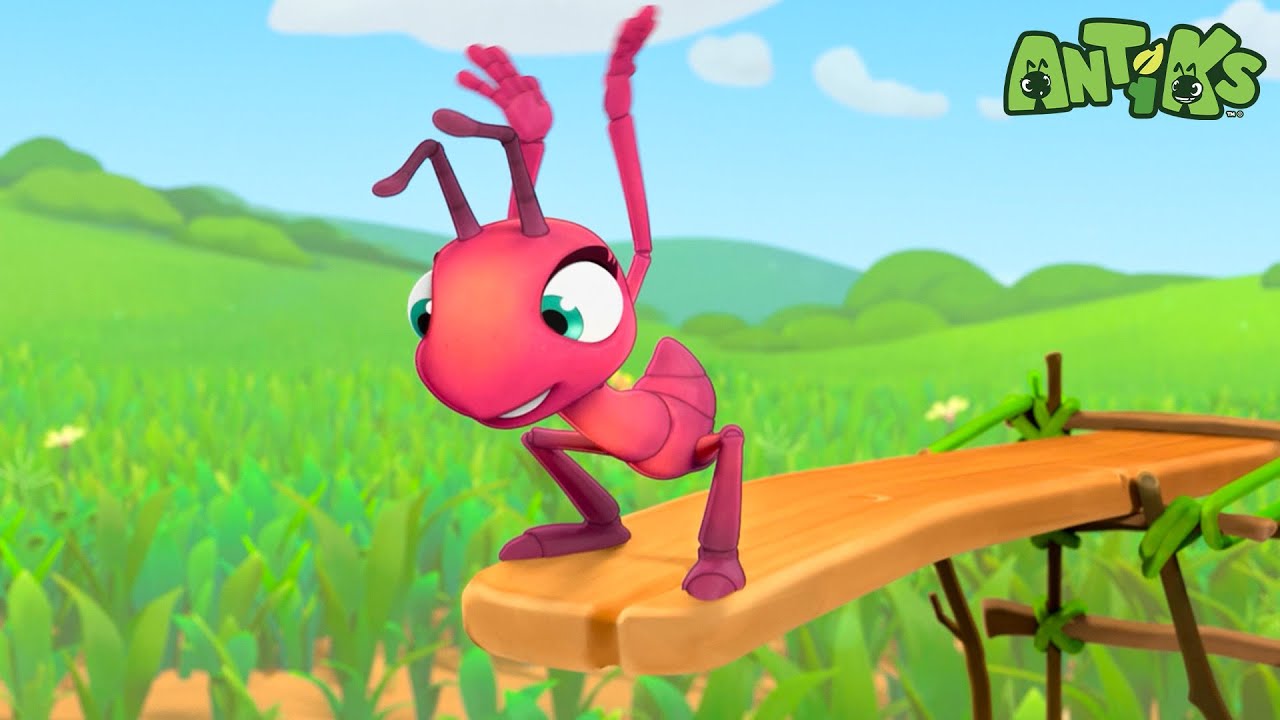 Salto en Trampolín | ¡Compilaciones de Antiks en Español! | Dibujos Animados | Videos para niños