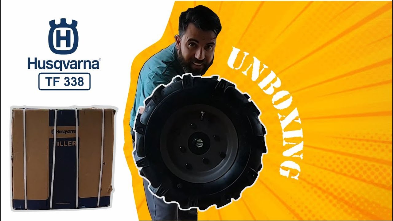UNBOXING MOTOCULTIVADOR HUSQVARNA TF338 (PARTE 1)