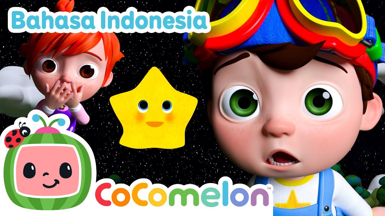 Bintang Kecil yang Berkelap-kelip ⭐| CoComelon Bahasa Indonesia - Lagu Anak Anak | Nursery Rhymes