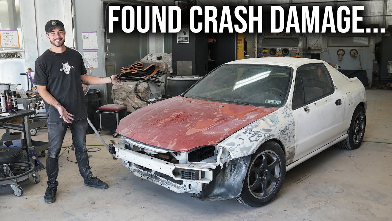 Собираю Honda Del Sol! Часть 1: ПОДГОТОВКА К ПОКРАСКЕ И КУЗОВНЫЕ РАБОТЫ