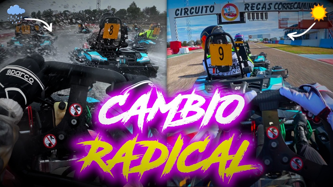 ¡El MEETING más LOCO de la Rental Sprint Series ⛈️☀️! | Karting Recas (variante Indy)