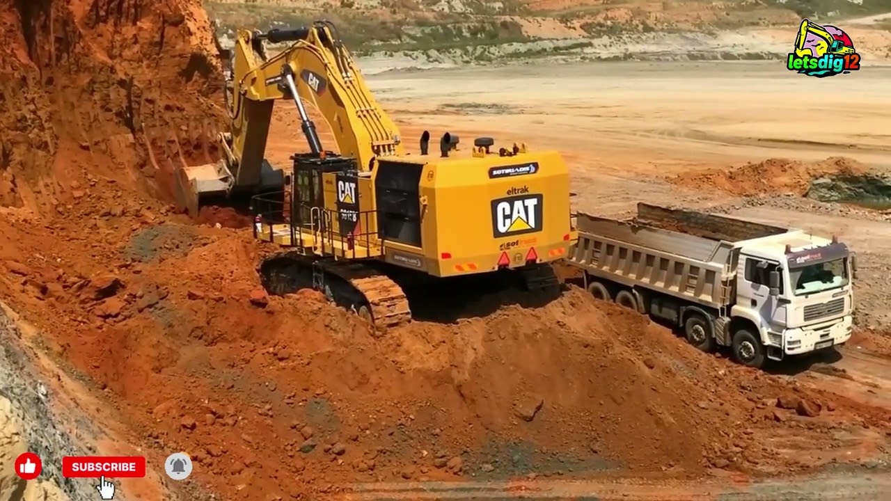 Caterpillar 6015B & Liebherr 976 Loading Mercedes & MAN Trucks | High Production