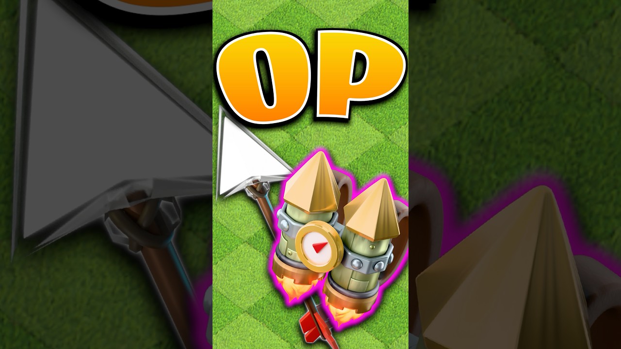 NEW Rocket Backpack and Giant Arrow BROKE Clash of Clans