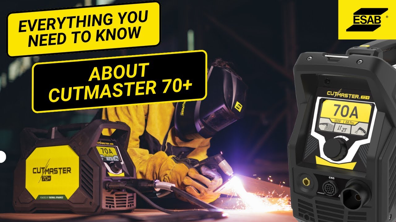 Live Plasma Cutting with ESAB Cutmaster 70+. Get to Know our Latest Heavy-Duty 3-Phase Plasma Cutter
