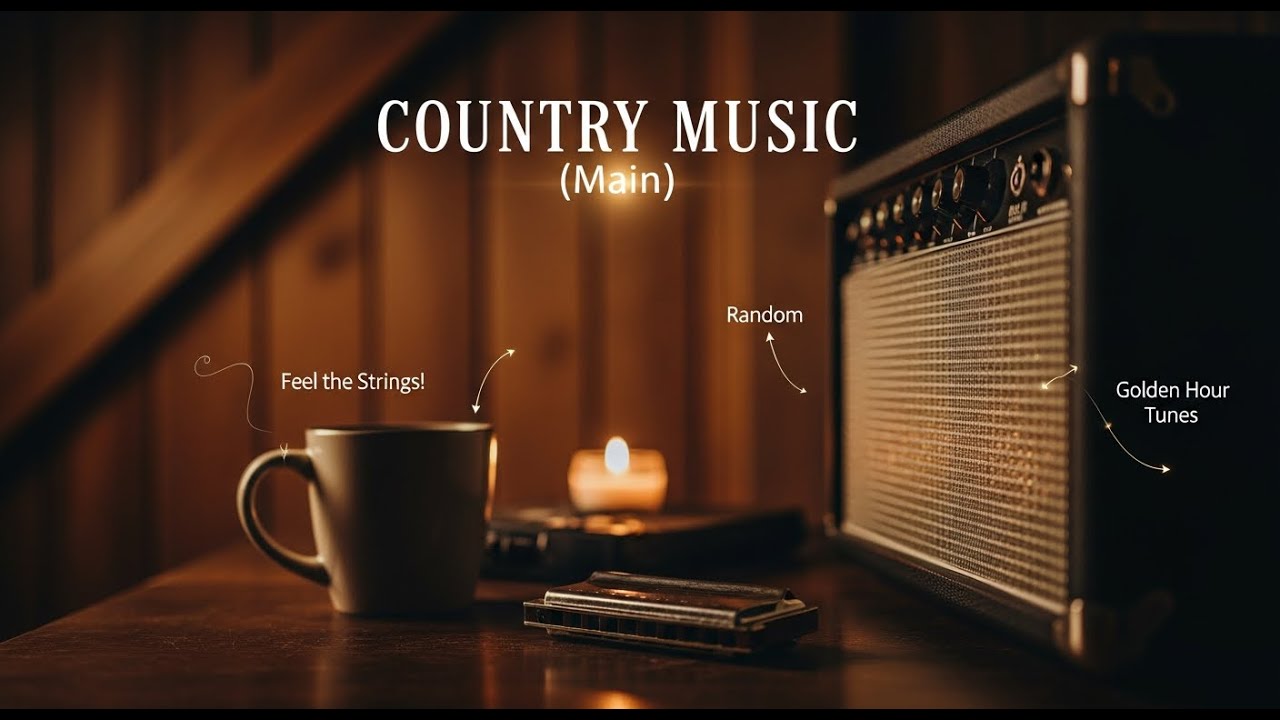 Country Playlist for Cozy Nights 🔥 Calm Country Music