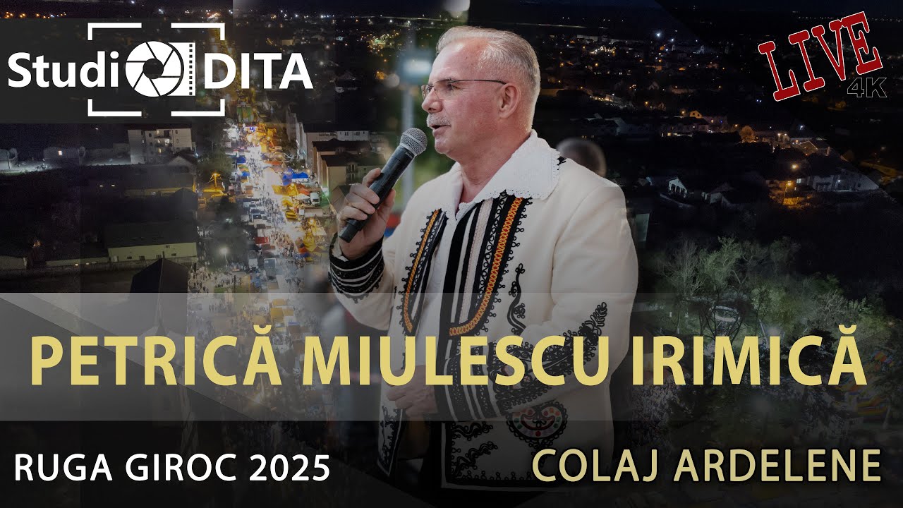 Petrica Miulescu Irimica 🔴🎶🏅 Colaj Ardelene LIVE 🎷Ruga de la Giroc 2025