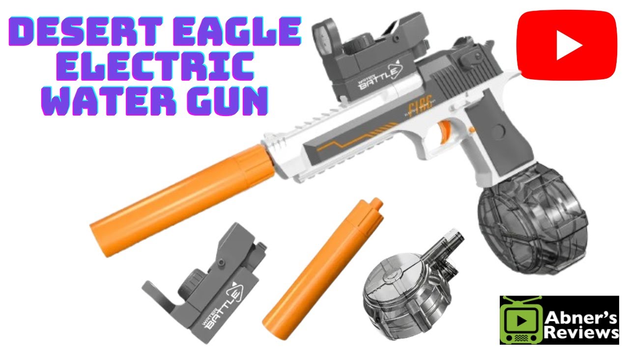 Desert Eagle Electric Water Gun [Blow Back] by Abners Reviews