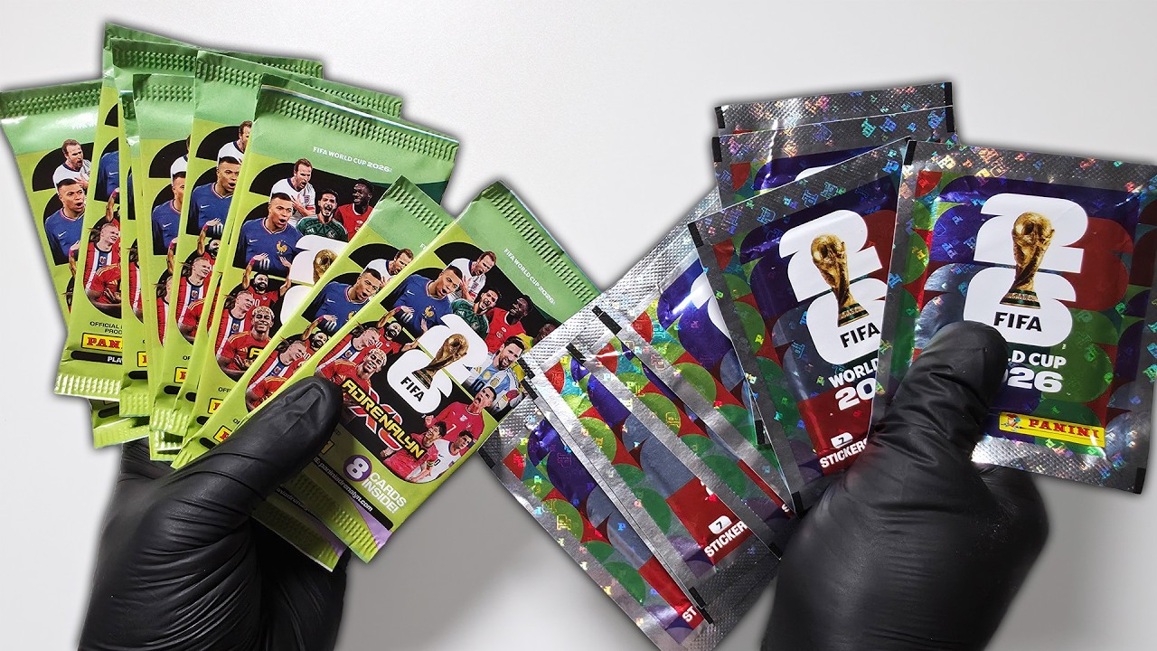 Panini FIFA World Cup 2026 &ndash; 10 Sticker Packs vs 10 Card Packs