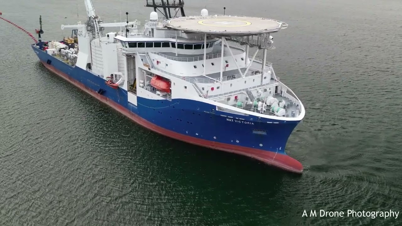 NKT Victoria #drone #ship #teesside #northyorkshire  #coastal #redcar